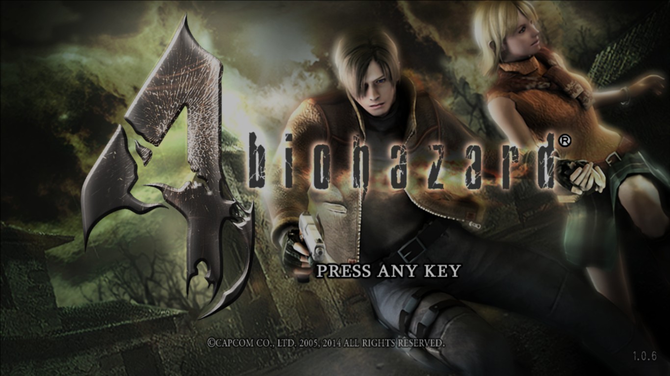 バイオ4タイトル画面